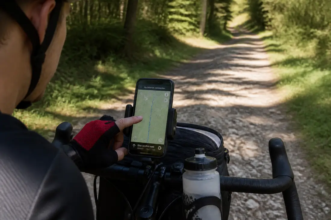 Application GPS vélo sans Internet : rouler avec une carte hors ligne