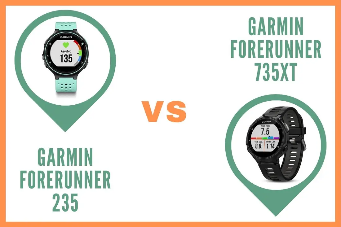 comparatif garmin forerunner 235 et 735xt