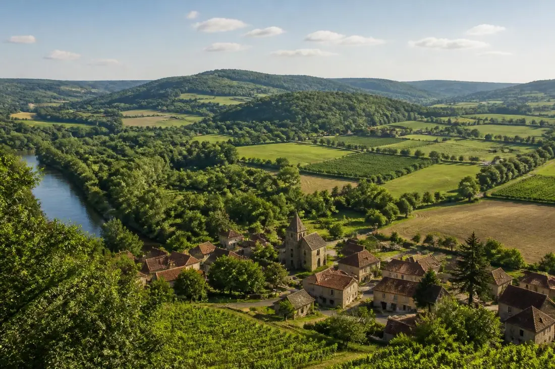 explorez le tour du midi quercy, un itinéraire captivant entre tarn-et-garonne, tarn et lot, riche en paysages pittoresques et patrimoine culturel.