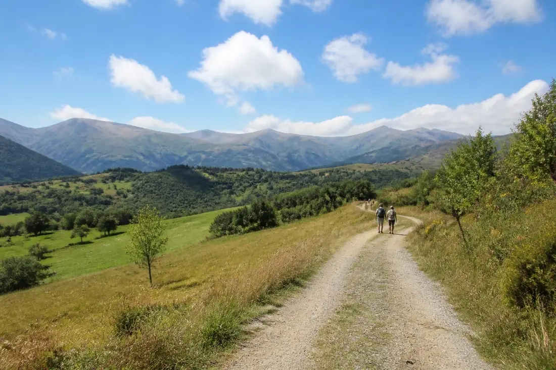 explorez le gr®101 de nogaro au col de saucède, une randonnée captivante entre le gers et les hautes-pyrénées, idéale pour les amateurs de nature et de paysages magnifiques.