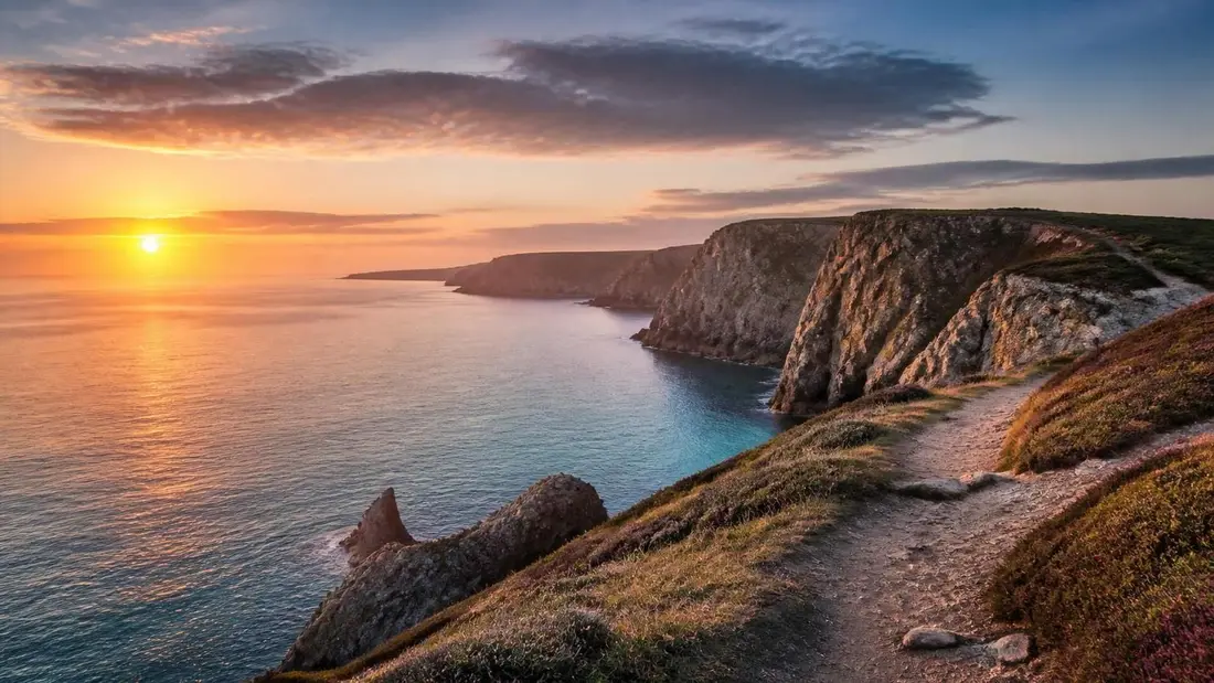 explorez le gr®34, le célèbre sentier des douaniers en bretagne, grâce à notre guide complet pour une randonnée inoubliable le long des côtes sauvages.