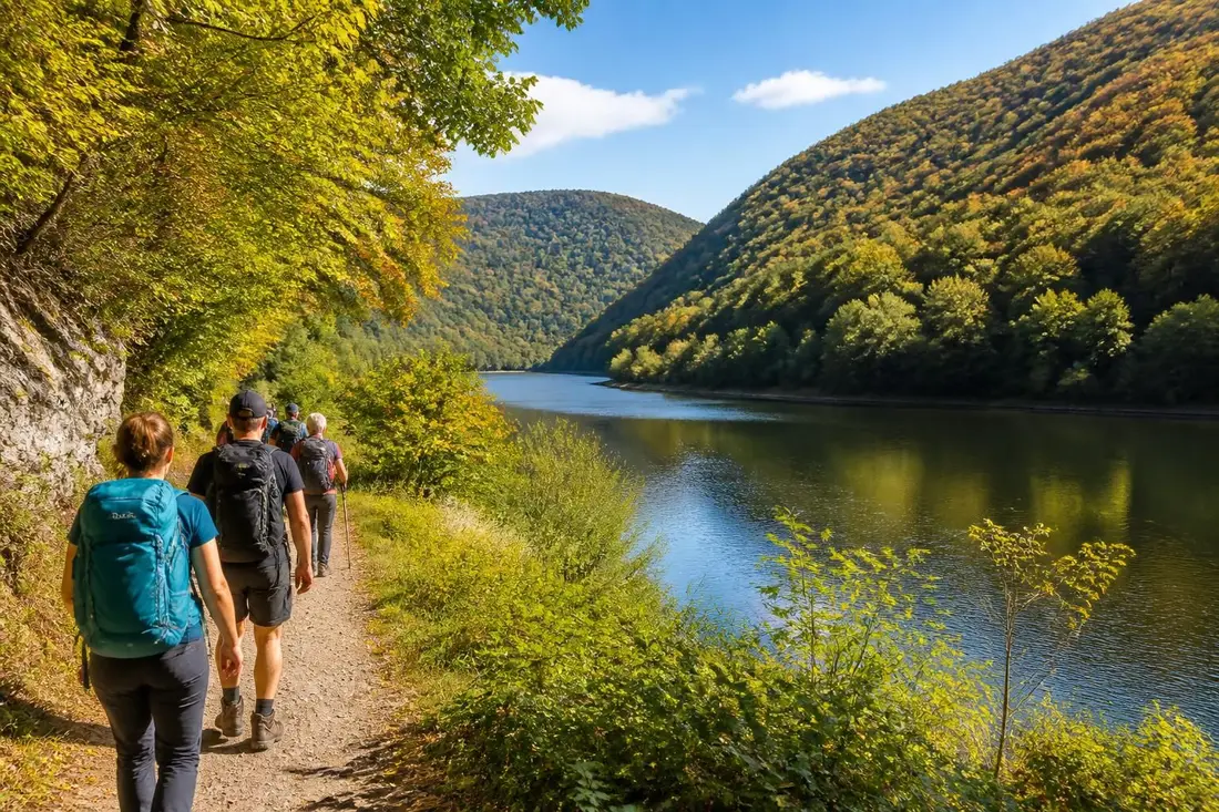 partez à la découverte du gr®501, chemin de la moselle, un itinéraire parfait pour les randonneurs en quête de paysages magnifiques et d'aventures au cœur de la nature.