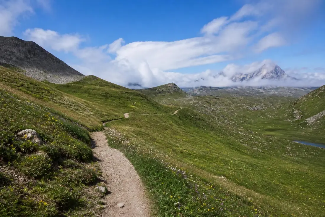 explorez le gr®57 au mont thabor dans les hautes-alpes, un sentier de randonnée offrant des paysages magnifiques, une nature préservée et une expérience inoubliable en montagne.