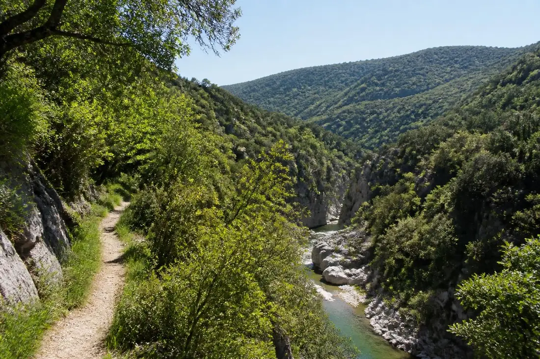 explorez le gr®62a du ravin de combescure à meyrueis, une randonnée captivante entre l'aveyron et la lozère, idéale pour les amateurs de nature et de paysages préservés.