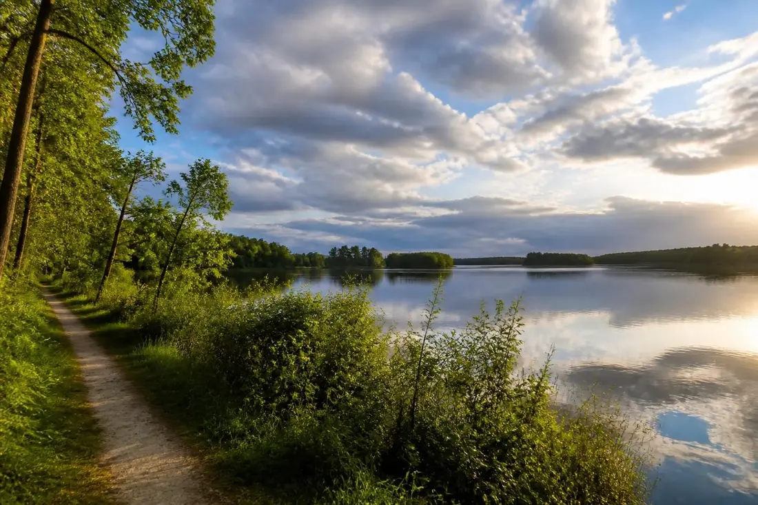explorez le tour des lacs amance et du temple dans l'aube, une balade nature idéale pour découvrir paysages paisibles, activités de plein air et richesses naturelles.