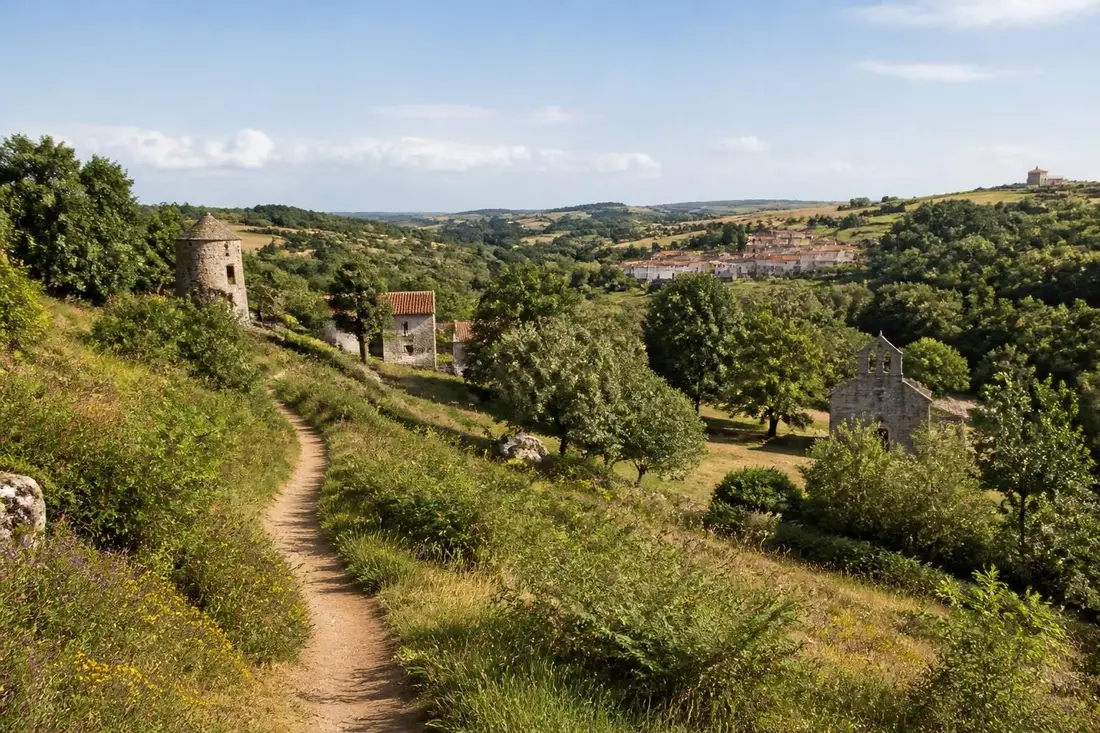 explorez le tour des puys de pouzauges en vendée, un parcours alliant nature et patrimoine pour une découverte authentique et enrichissante.