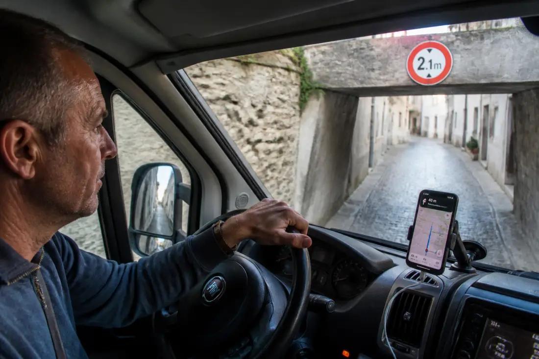 GPS camping-car Europe : cartes, gabarit et zones à télécharger
