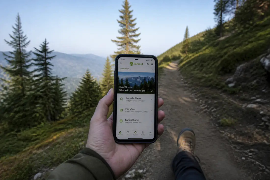 Komoot ou Visorando : quelle application choisir pour randonner ?