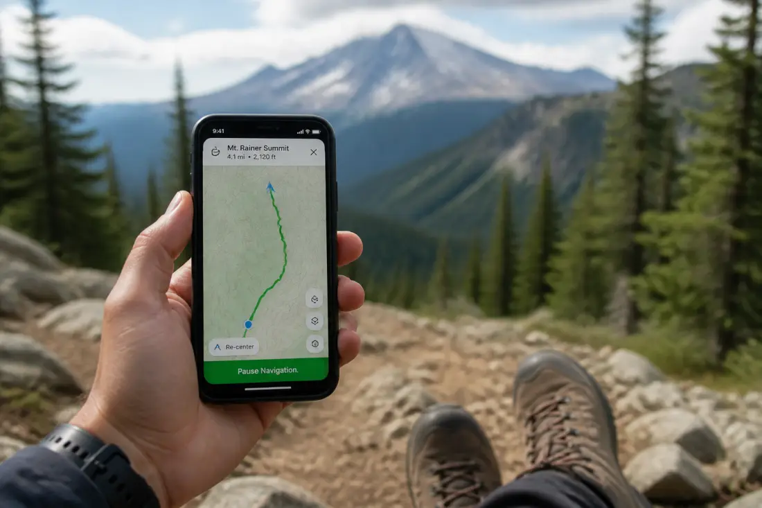 Komoot ou Visorando : quelle application choisir pour randonner ?