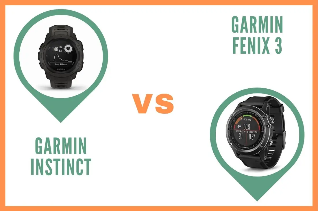 Montre Garmin Instinct ou Garmin Fenix 3 Comparatif