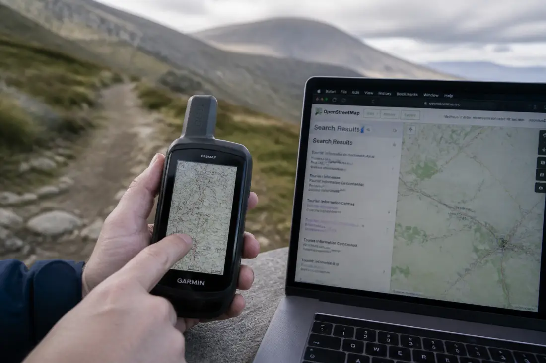 OpenStreetMap sur GPS Garmin : installer une carte gratuite