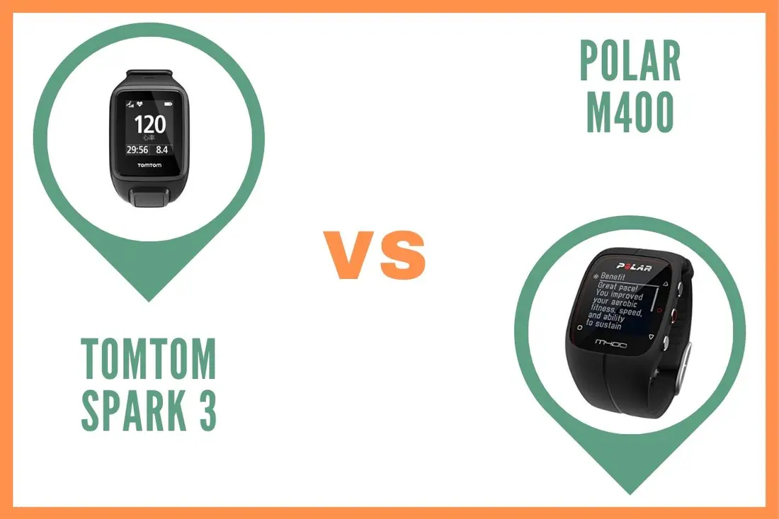 TomTom Spark 3 ou Polar m400 Comparatif